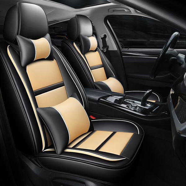 car accessory seat cover for sedan suv durable leather universal five seats set cushion including front and rear covers full covered gray de
car accessory seat cover for sedan suv durable leather universal five seats set cushion including front and rear covers full covered gray de
