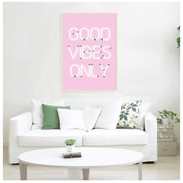 paintings good vibes only quote print neon lights sign inspirational poster pink positive quotes wall art canvas painting home room decor
paintings good vibes only quote print neon lights sign inspirational poster pink positive quotes wall art canvas painting home room decor