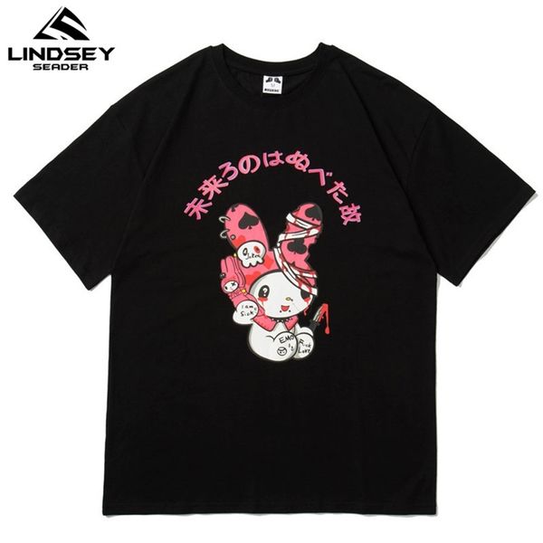 mens cute rabbit t shirts harajuku japanese tshirt hip hop casual short sleeve t-shirts men tees cotton streetwear oversize 210322, White;black
mens cute rabbit t shirts harajuku japanese tshirt hip hop casual short sleeve t-shirts men tees cotton streetwear oversize 210322, White;black