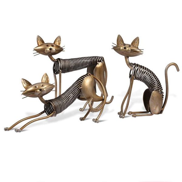 decorative objects & figurines crafts handmade metal kittens sculpture collection iron creative gift home decoration accessories spring cat
decorative objects & figurines crafts handmade metal kittens sculpture collection iron creative gift home decoration accessories spring cat