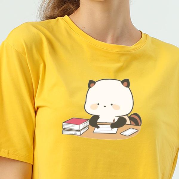 women's t-shirt cute bear print girl round neck crop t shirt harajuku kpop kawaii streetwear female tee hip-hop short women clothes, White
women's t-shirt cute bear print girl round neck crop t shirt harajuku kpop kawaii streetwear female tee hip-hop short women clothes, White