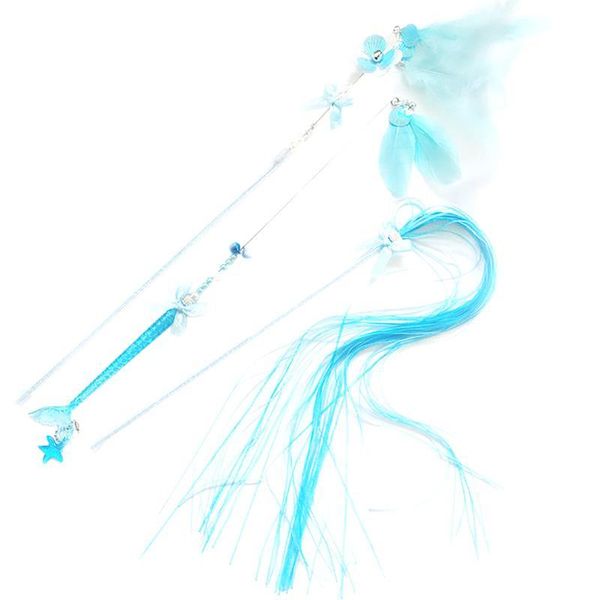 cat toys 3 pcs/set wand toy funny fake feather interactive kittens teaser with tassels and bells pets cats supplies
cat toys 3 pcs/set wand toy funny fake feather interactive kittens teaser with tassels and bells pets cats supplies