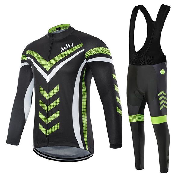 racing sets spring and fall aofly team long sleeves cycling jersey bike pants set mens ropa ciclismo breathable bicycling maillot culotte, Black;blue
racing sets spring and fall aofly team long sleeves cycling jersey bike pants set mens ropa ciclismo breathable bicycling maillot culotte, Black;blue