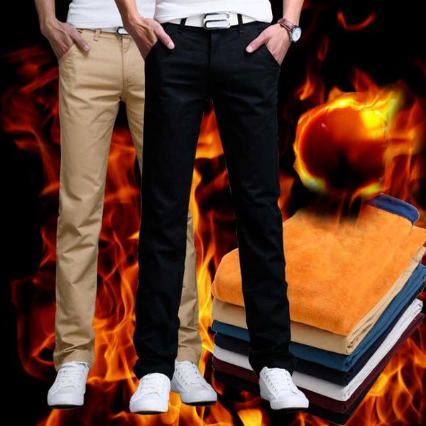 men's pants men classic style casual fleece straight breathable slim elasticity trouser plus size 38 y415, Black
men's pants men classic style casual fleece straight breathable slim elasticity trouser plus size 38 y415, Black