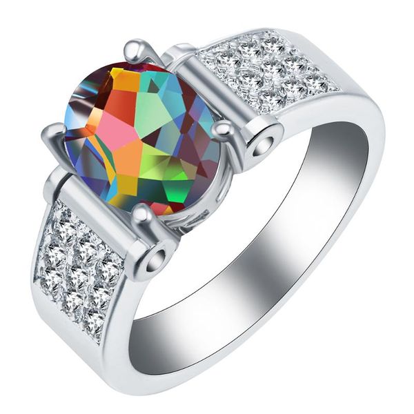 wedding rings hainon mystic rainbow engagement 2021 zircon fashion jewelry for women silver color luxury promise, Slivery;golden
wedding rings hainon mystic rainbow engagement 2021 zircon fashion jewelry for women silver color luxury promise, Slivery;golden