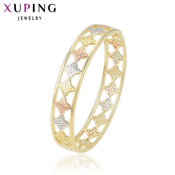 xuping jewelry fashion charm design gift trendy gold plated bangle for girl women 51283 q0717, Black
xuping jewelry fashion charm design gift trendy gold plated bangle for girl women 51283 q0717, Black