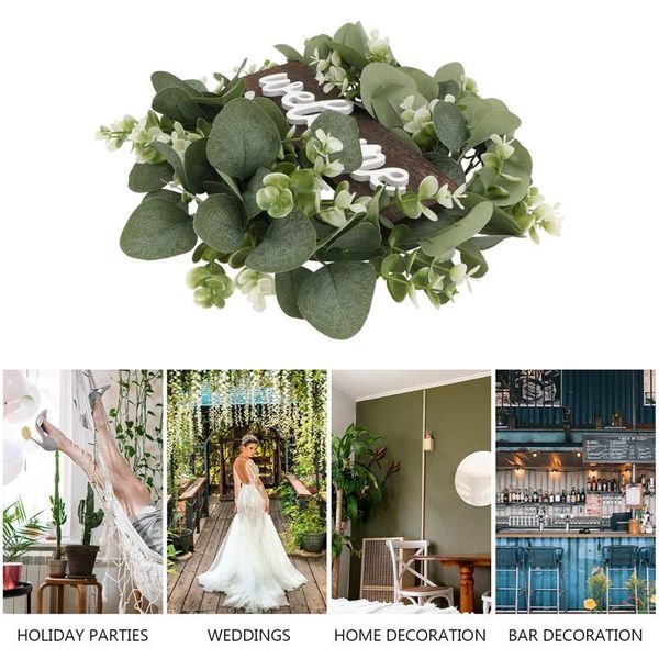 decorative flowers & wreaths 1pc home decor welcome wreath door hanging garland ornament simulation leaf artificial plant wedding decoration
decorative flowers & wreaths 1pc home decor welcome wreath door hanging garland ornament simulation leaf artificial plant wedding decoration