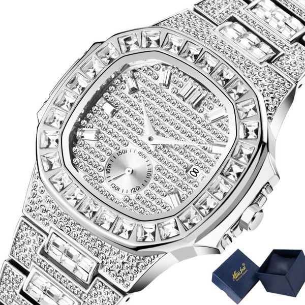 wristwatches full diamond watch for men iced out hip hop mens quartz watches fashion male clock man waterproof stainless steel montre homme, Slivery;brown
wristwatches full diamond watch for men iced out hip hop mens quartz watches fashion male clock man waterproof stainless steel montre homme, Slivery;brown