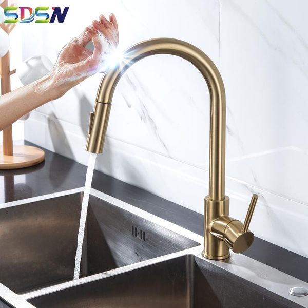 kitchen faucet sdsn pull out sink smart touch faucets stainless steel gold sensor mixer bathroom
kitchen faucet sdsn pull out sink smart touch faucets stainless steel gold sensor mixer bathroom