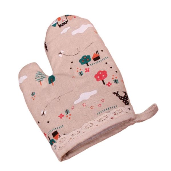 pair kitchen baking cotton and linen oven with thick insulation for (tree pattern) disposable gloves
pair kitchen baking cotton and linen oven with thick insulation for (tree pattern) disposable gloves