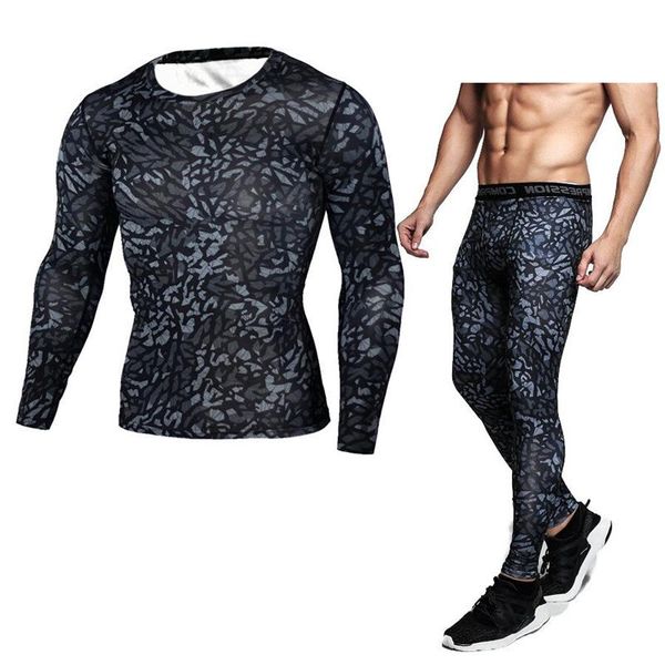 men's tracksuits 2021 mens compression shirt pants set bodybuilding tight long sleeves shirts leggings suits workout fitness sportswear, Gray
men's tracksuits 2021 mens compression shirt pants set bodybuilding tight long sleeves shirts leggings suits workout fitness sportswear, Gray