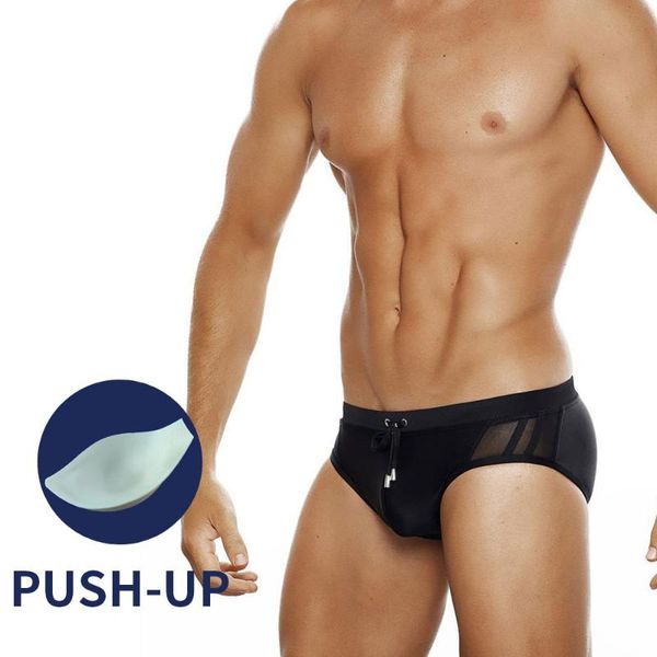two-piece suits brend men's fashion padded swim briefs hollow out transparent push-up enlarge swimwear men breathable swimming surf sho
two-piece suits brend men's fashion padded swim briefs hollow out transparent push-up enlarge swimwear men breathable swimming surf sho
