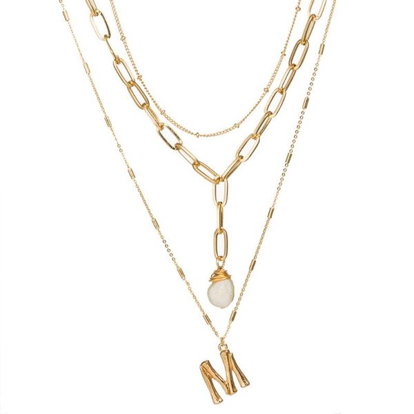 pendant necklaces women gold color imitation pearls shell layered necklace jewelry boho long initial letter, Silver
pendant necklaces women gold color imitation pearls shell layered necklace jewelry boho long initial letter, Silver