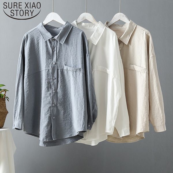 blusas mujer de moda spring autumn fashion loose solid women shirts dark green long sleeve blouses 6720 50 210510, White
blusas mujer de moda spring autumn fashion loose solid women shirts dark green long sleeve blouses 6720 50 210510, White