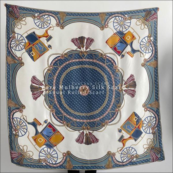 scarves satin silk scarf women large 110*110 square hand rolled edges 100% pure mulberry-silk foulard en soie luxe, Blue;gray
scarves satin silk scarf women large 110*110 square hand rolled edges 100% pure mulberry-silk foulard en soie luxe, Blue;gray