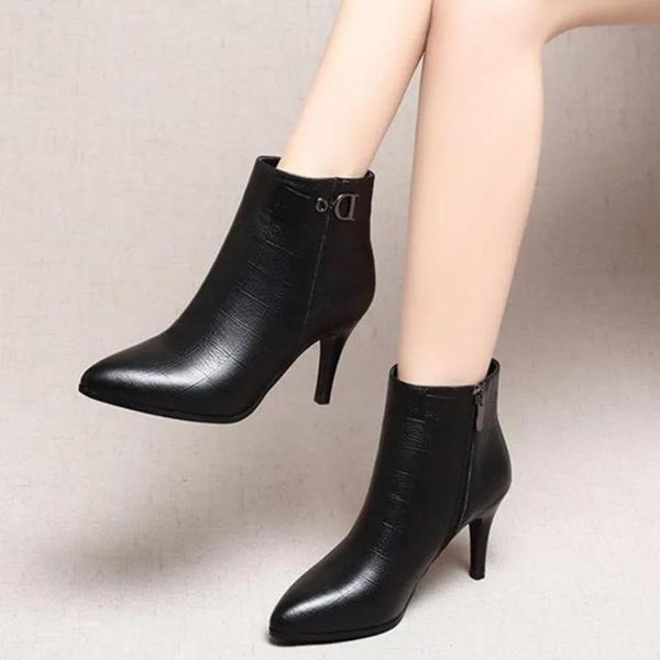 boots cresfimix botas femininas women sweet pointed tow black stiletto heel for autumn & winter classic pu leather c9029
boots cresfimix botas femininas women sweet pointed tow black stiletto heel for autumn & winter classic pu leather c9029