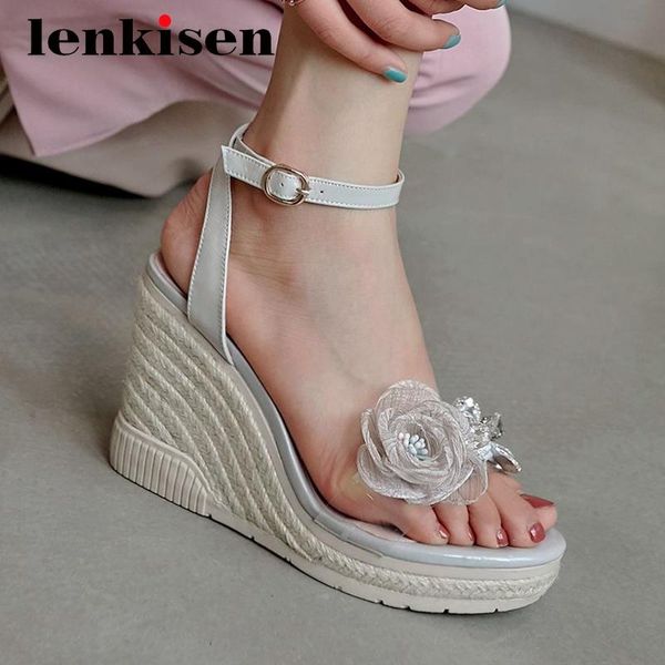 dress shoes lenkisen french romantic flowers decorations appliques sweet girls peep toe super high heels thick bottom sandals women l11, Black
dress shoes lenkisen french romantic flowers decorations appliques sweet girls peep toe super high heels thick bottom sandals women l11, Black