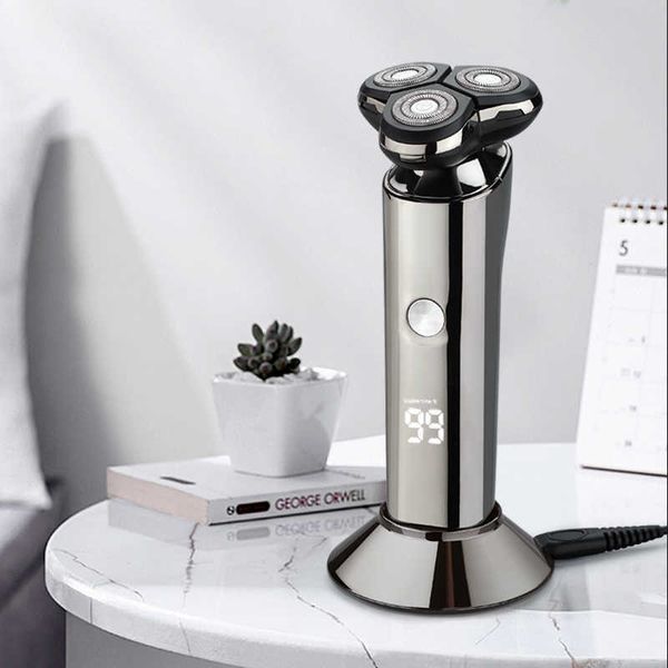 usb rechargeable electric shaver razor waterproof 3d head dry wet led display beard trimmer washable shaving machine for men p0817
usb rechargeable electric shaver razor waterproof 3d head dry wet led display beard trimmer washable shaving machine for men p0817