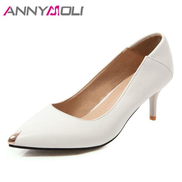 dress shoes annymoli women high heels thin office ladies fashion pointed toe pumps spring 2021 white plus size 4-12, Black
dress shoes annymoli women high heels thin office ladies fashion pointed toe pumps spring 2021 white plus size 4-12, Black