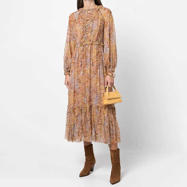 luxury evening dress printed 2021 autumn chiffon neckband lantern sleeve wood ear edge stitching, Black;gray
luxury evening dress printed 2021 autumn chiffon neckband lantern sleeve wood ear edge stitching, Black;gray