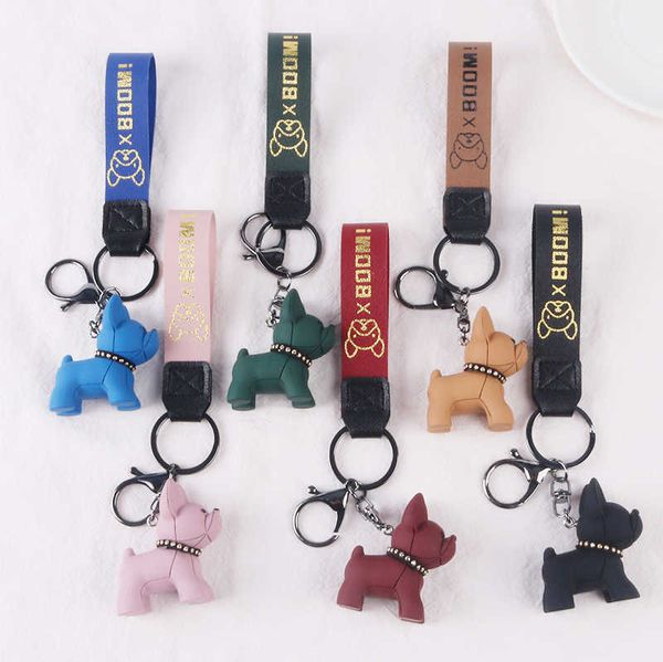 bulldog pendant keychains dog leather silicone strap chain for women bag car ring lobster clasp chain jewelry
bulldog pendant keychains dog leather silicone strap chain for women bag car ring lobster clasp chain jewelry