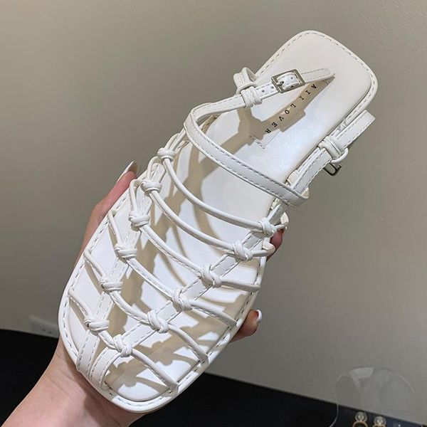 sandals shoes women 2021 summer footwear female flats rubber gladiator weave ladies casual round toe, Black
sandals shoes women 2021 summer footwear female flats rubber gladiator weave ladies casual round toe, Black