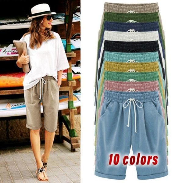 women's shorts 2021 fashion summer women casual middle ladies loose plus size woman clothing high grade, White;black
women's shorts 2021 fashion summer women casual middle ladies loose plus size woman clothing high grade, White;black