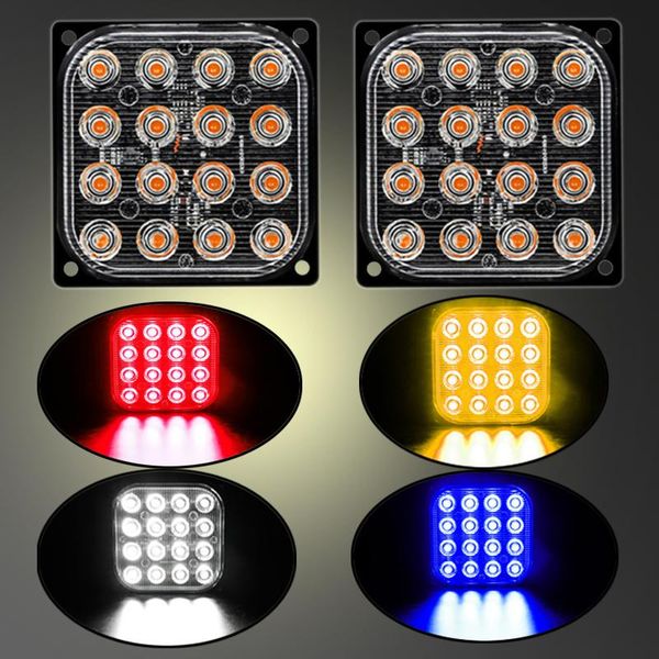 emergency lights 16 led beacon warning strobe flash light bar with waterproof pads 12-24v car truck construction
emergency lights 16 led beacon warning strobe flash light bar with waterproof pads 12-24v car truck construction