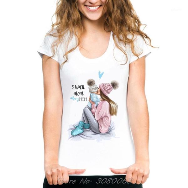 women's t-shirt mother's love for her children t shirt women super mama tshirt summer cotton tee femme casual streetwear, White
women's t-shirt mother's love for her children t shirt women super mama tshirt summer cotton tee femme casual streetwear, White