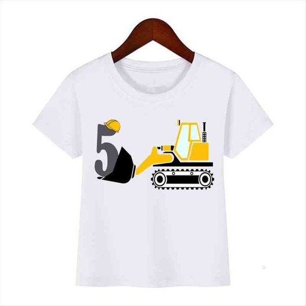 boys happy birthday bulldozer number 1 8 print t shirt baby summer kids cartoon present cute clothes, Blue
boys happy birthday bulldozer number 1 8 print t shirt baby summer kids cartoon present cute clothes, Blue