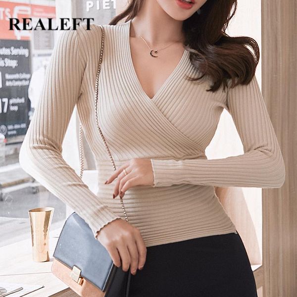 women's sweaters realeft 2021 autumn winter solid basic knitted sweater women cross v-neck long sleeve pullovers khaki red, White;black
women's sweaters realeft 2021 autumn winter solid basic knitted sweater women cross v-neck long sleeve pullovers khaki red, White;black