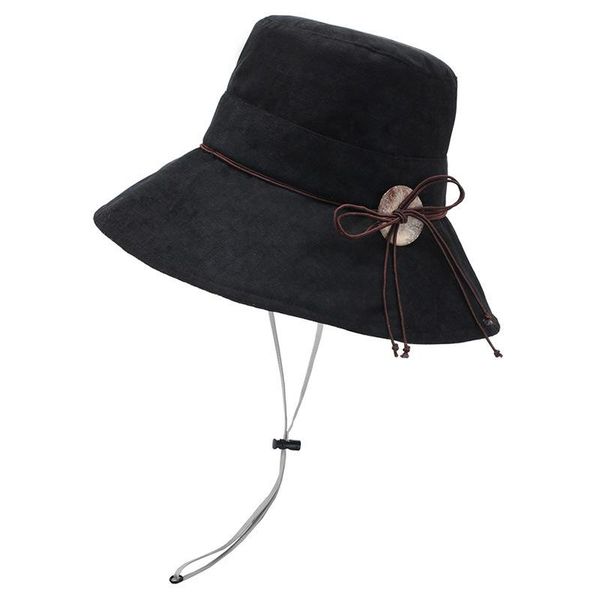 women's flat bucket hat with detachable chin strap baggy brim bow-knot button sunscreen boonie tourism beach slouchy bob wide hats, Blue;gray
women's flat bucket hat with detachable chin strap baggy brim bow-knot button sunscreen boonie tourism beach slouchy bob wide hats, Blue;gray
