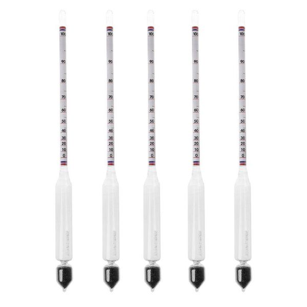 concentration meters 5 pcs hydrometer tester vintage tools alcoholmeter alcohol meter wine 0-50/0-100
concentration meters 5 pcs hydrometer tester vintage tools alcoholmeter alcohol meter wine 0-50/0-100
