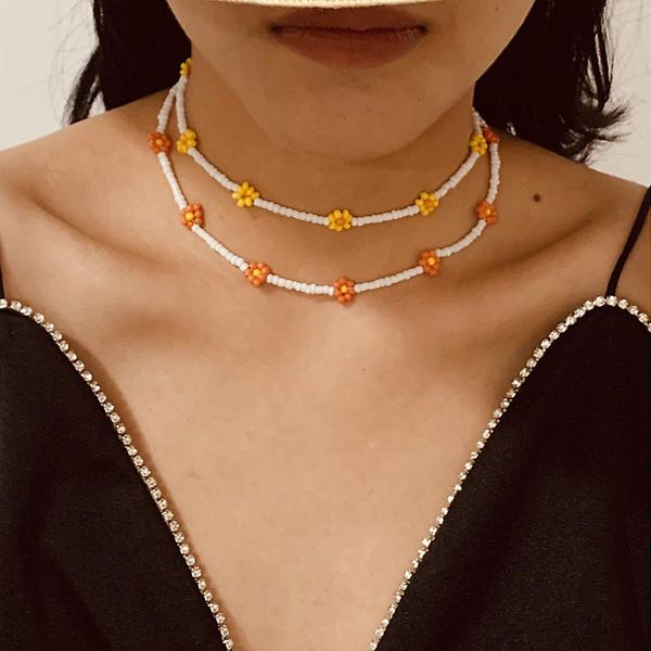 chokers trendy bohemian daisy flowers colorful beaded charm choker necklace for women statement necklaces jewelry accessories party gift, Golden;silver
chokers trendy bohemian daisy flowers colorful beaded charm choker necklace for women statement necklaces jewelry accessories party gift, Golden;silver