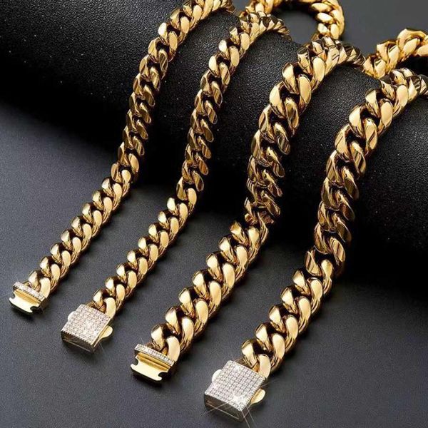 chains s arrival 6/8/10/12/14mm stainless steel miami curb cuban chain necklace zircon cz pave lock clasp mens rock dj bracelet, Silver
chains s arrival 6/8/10/12/14mm stainless steel miami curb cuban chain necklace zircon cz pave lock clasp mens rock dj bracelet, Silver