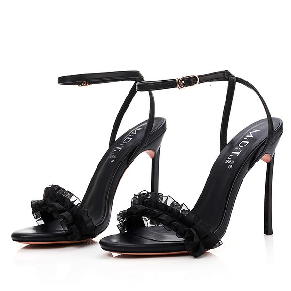 sandals summer white tassel word buckle thin high heel fashion rome with lace female sandals large size 33-41, Black
sandals summer white tassel word buckle thin high heel fashion rome with lace female sandals large size 33-41, Black