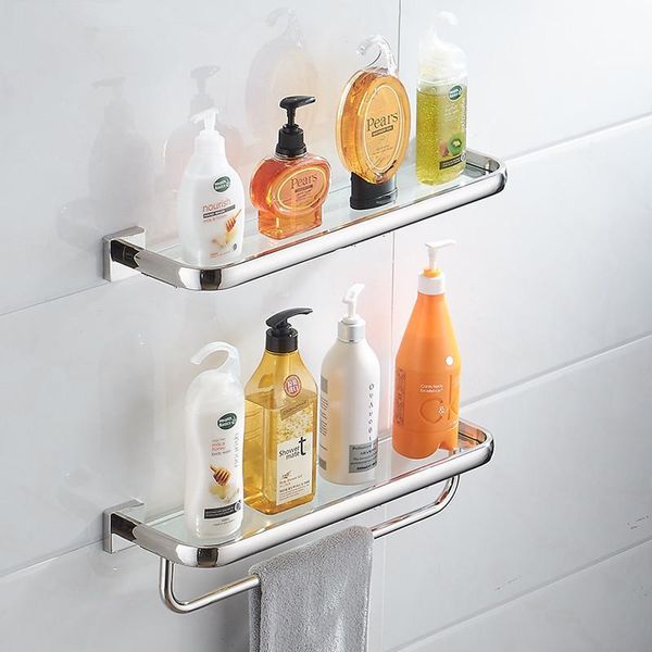 bathroom shelves shelf 304 stainless steel shower rack glass corner bath storage organizer holder with towel bar
bathroom shelves shelf 304 stainless steel shower rack glass corner bath storage organizer holder with towel bar