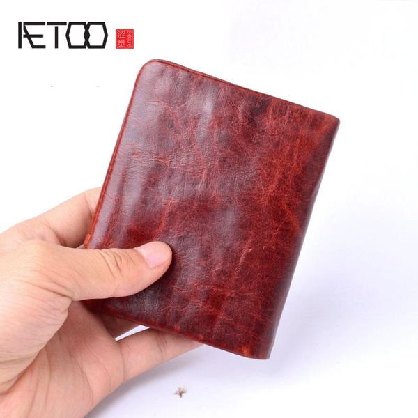 wallets aetoo handmade works of art wallet retro coin purse brush color 100% genuine leather men bag the gift, Red;black
wallets aetoo handmade works of art wallet retro coin purse brush color 100% genuine leather men bag the gift, Red;black