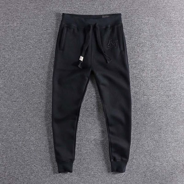arrival simple three-dimensional embroidery letter autumn and winter plush warm leggings men's casual pants promotion, Black
arrival simple three-dimensional embroidery letter autumn and winter plush warm leggings men's casual pants promotion, Black