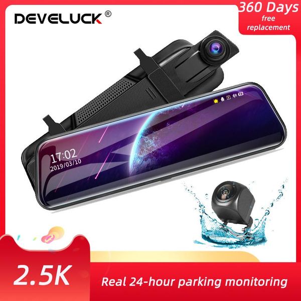 develuck 10'' car dvr touch screen video recorder 2.5k lens driving dash cam time lapse recording hd night vision dvrs
develuck 10'' car dvr touch screen video recorder 2.5k lens driving dash cam time lapse recording hd night vision dvrs