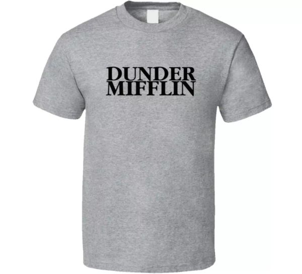 dunder mifflin logo tee funny usa army office short sleeve men's t shirt new, White;black
dunder mifflin logo tee funny usa army office short sleeve men's t shirt new, White;black