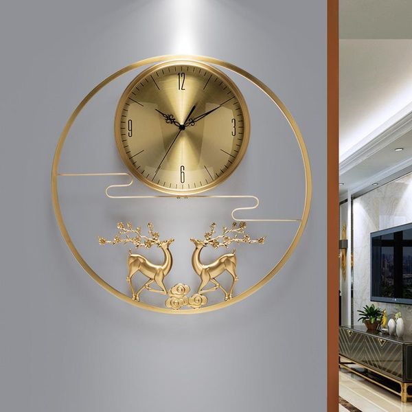 wall clocks living room full copper pair of deer clock creative national style light luxury watch fashion silent
wall clocks living room full copper pair of deer clock creative national style light luxury watch fashion silent