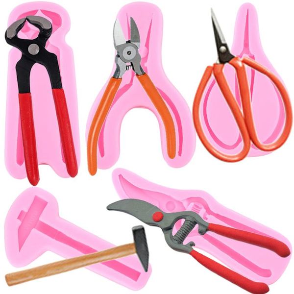 baking moulds 3d repair tool scissors hammer pliers wrench shape silicone cake mold fondant chocolate biscuits molds decorating tools
baking moulds 3d repair tool scissors hammer pliers wrench shape silicone cake mold fondant chocolate biscuits molds decorating tools