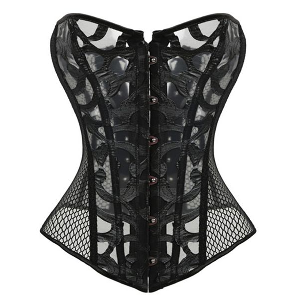 Woman Bustiers Sexy Mesh Corsets and Bustie Elastic Net Hollow Out Flowers Design Busk Closure Bustier Corset Body Shapewear cincher corsele, Black;white
Woman Bustiers Sexy Mesh Corsets and Bustie Elastic Net Hollow Out Flowers Design Busk Closure Bustier Corset Body Shapewear cincher corsele, Black;white