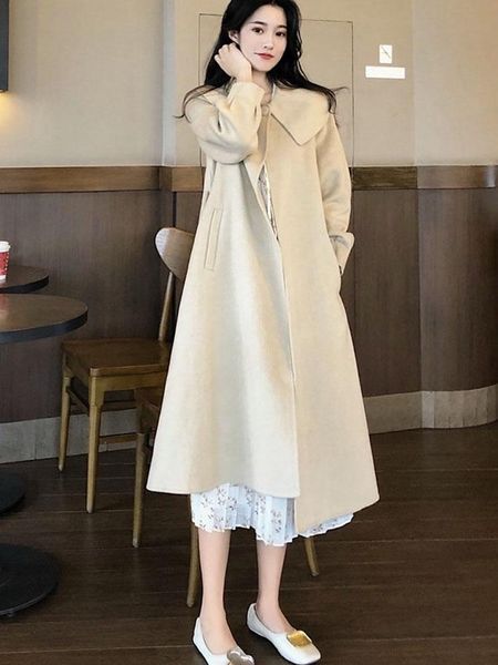 women's wool & blends korean coat winter women elegant student streetwear jackets plaszcz damski clothing be50nz, Black
women's wool & blends korean coat winter women elegant student streetwear jackets plaszcz damski clothing be50nz, Black