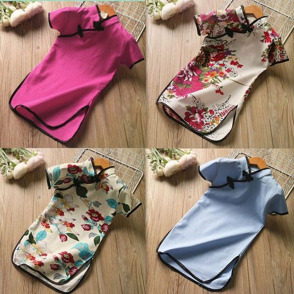 girl's dresses cheongsam design girl dress flower children soft kids for girls fashion clothing, Red;yellow
girl's dresses cheongsam design girl dress flower children soft kids for girls fashion clothing, Red;yellow