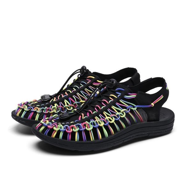 sandals open toe cross strap summer beach shoes ankle casual flats for women straw holes linen lazy, Black
sandals open toe cross strap summer beach shoes ankle casual flats for women straw holes linen lazy, Black