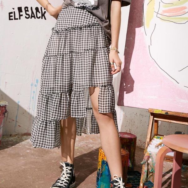 black plaid irregular hem casual women multi-layer skirts 2021 summer elf contrast mesh korean ladies daily bottom
black plaid irregular hem casual women multi-layer skirts 2021 summer elf contrast mesh korean ladies daily bottom