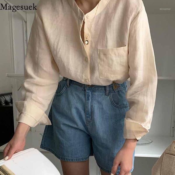 vintage casual button up pocket literary blouse women korea solid color o-neck thin cotton and linen shirt blusas mujer 12640 women's, White
vintage casual button up pocket literary blouse women korea solid color o-neck thin cotton and linen shirt blusas mujer 12640 women's, White