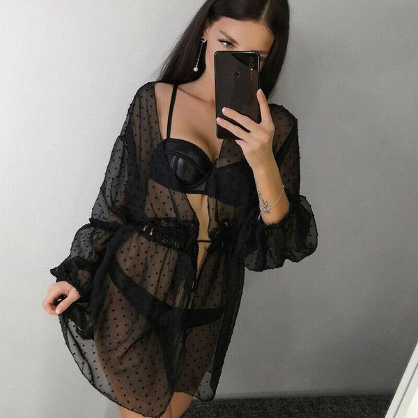 summer casual loose women beach cover up swimwear transparent bikini bathing suit female short dress beachwear women's, White;black
summer casual loose women beach cover up swimwear transparent bikini bathing suit female short dress beachwear women's, White;black